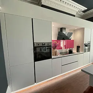 kitchen with lights 