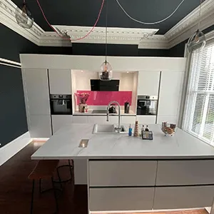 different angle of kitchen