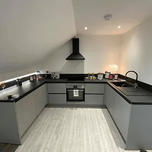extended kitchen