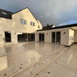 new build and patio